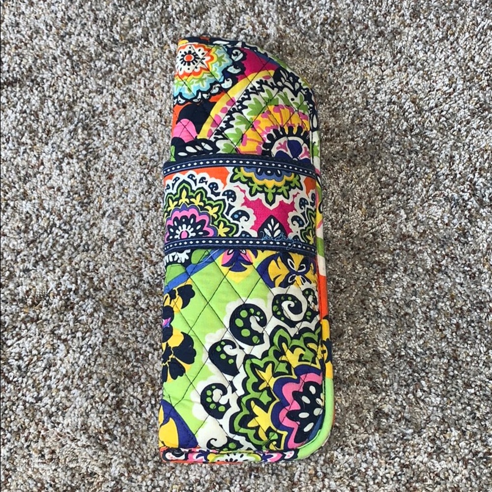 Vera Bradley curling and flat iron holder